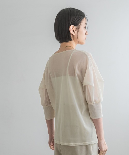 「A part by」 半袖カットソー FREE チャコールグレー レディース_画像8