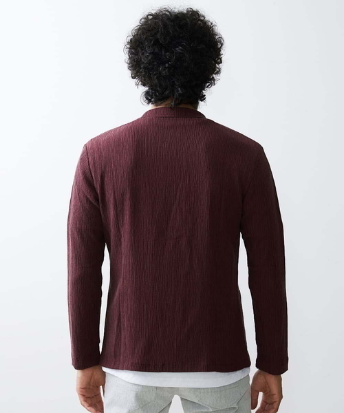 「MK MICHEL KLEIN HOMME 」 テーラードジャケット MEDIUM ブラック メンズ_画像3