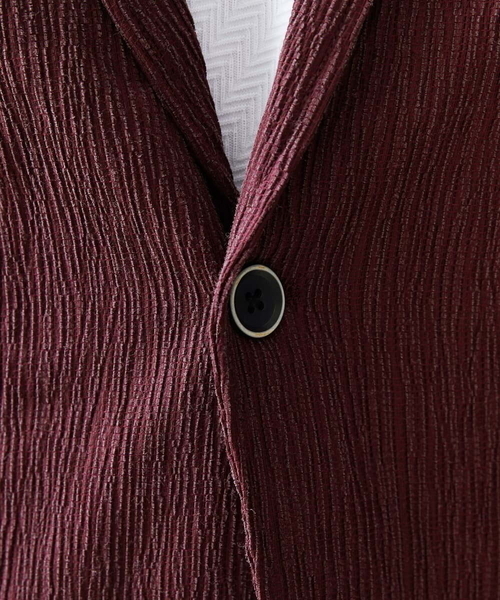 「MK MICHEL KLEIN HOMME 」 テーラードジャケット MEDIUM ブラック メンズ_画像9