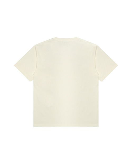 「AAPE BY A BATHING APE」 半袖Tシャツ LARGE アイボリー メンズ_画像4