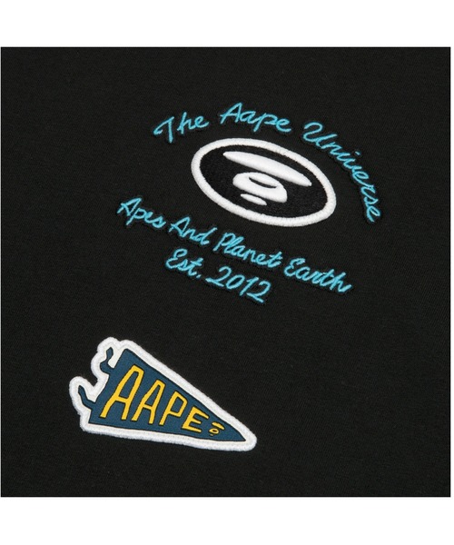 「AAPE BY A BATHING APE」 半袖Tシャツ LARGE アイボリー メンズ_画像9