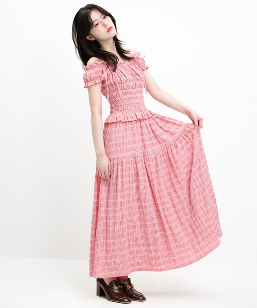 JILTU ジルチュ ワンピース ピンク JILL by JILL STUART（ジルバイジルスチュアート） ワンピース 夏 2way
