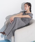ワンピース 夏 2wayスリーブシュリンクワンピースの詳細画像4
