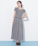 ワンピース 夏 2wayスリーブシュリンクワンピースの詳細画像5