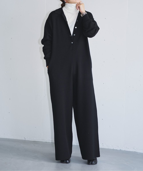 「hwyl」 オールインワン MEDIUM グレー レディース_画像4