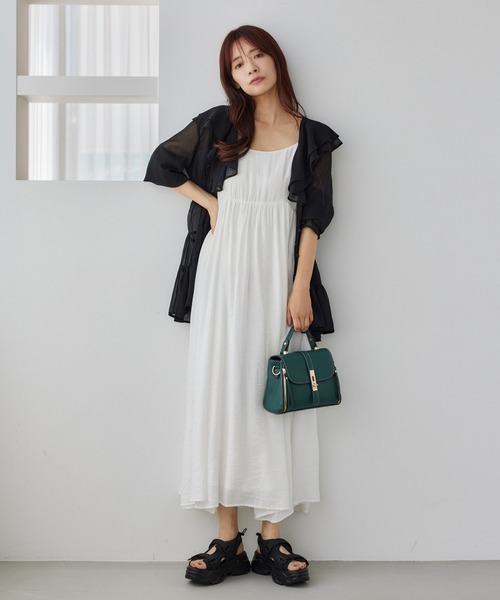 「mysty woman」 長袖ブラウス FREE ブラック レディース_画像6