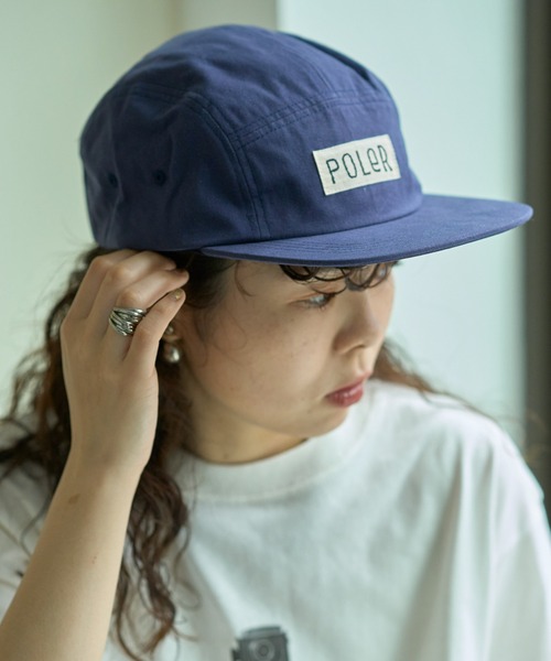 「POLeR」 キャップ - ネイビー メンズ_画像3