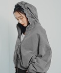 パーカー フリフリ加工フーディー 105175...の詳細画像3