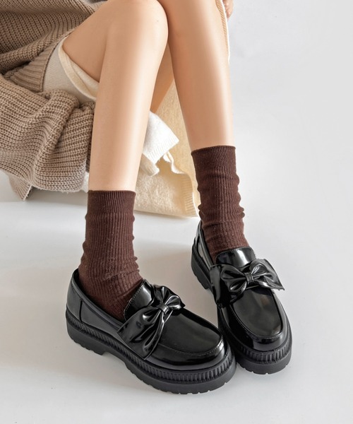 「Shoes in Closet」 シューズ S ブラック レディース_画像6
