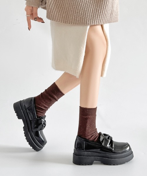 「Shoes in Closet」 シューズ S ブラック レディース_画像9