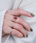 指輪 リング ダイヤラップゴールドリング レディースの詳細画像3