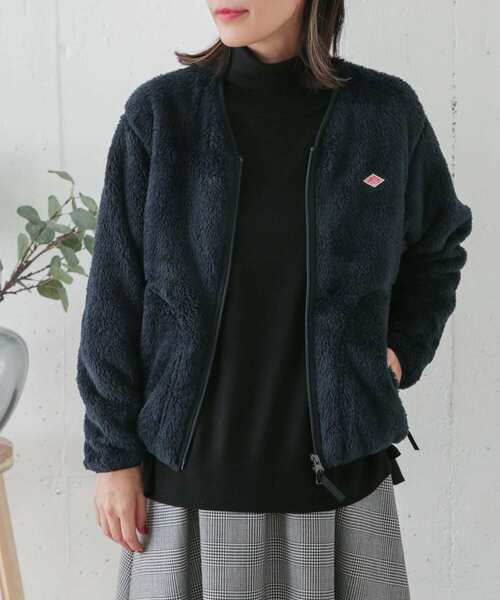 アウター Danton High Pile Zip V Neck Jacket 最大85 Offクーポン