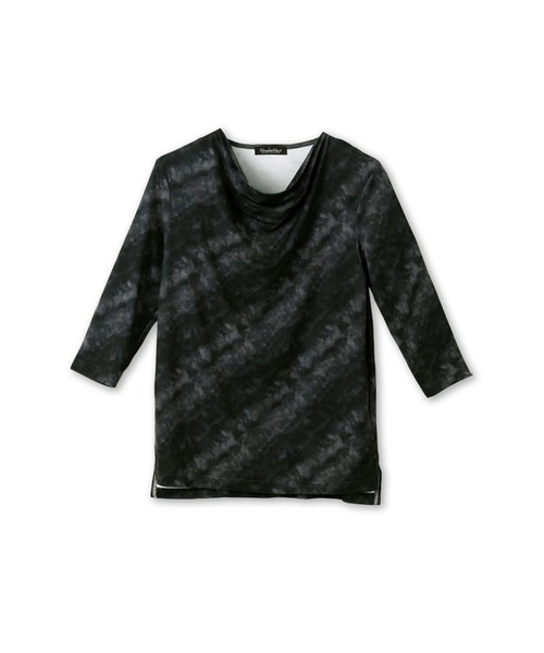 tシャツ 「LADIES'」TORNADO MART∴ムラプリントドレープカットソー レディース TORNADO MART tシャツ 「LADIES'」TORNADO MART∴ムラプリント