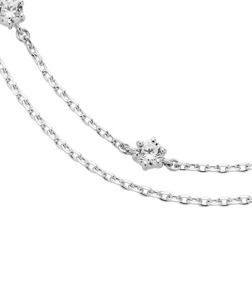 【美品】4℃ 二連 ブレスレット エターナルシルバー エターナルシルバー ブレスレット | 4℃ (Women)/ヨンドシー