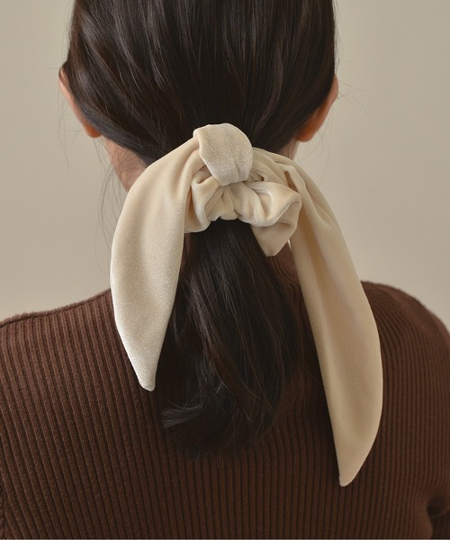 シュシュ ベロア リボン ヘアゴム : ZOZOTOWN Yahoo!店 - 通販 - Yahoo