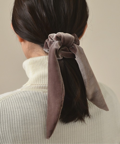 シュシュ ベロア リボン ヘアゴム : ZOZOTOWN Yahoo!店 - 通販 - Yahoo