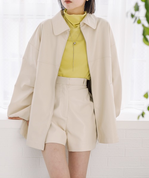 mystic（ミスティック） アウター 「2サイズ展開！」フェイクレザー