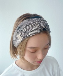 LGBターバンヘアバンド Three Four Time ヘアバンド リーフモザイクターバン : ZOZOTOWN
