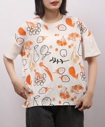 tシャツ EMAGO ポケット探し刺繍Ｔ レディース Emago tシャツ EMAGO フルーツ刺繍半袖Tシャツ レディース