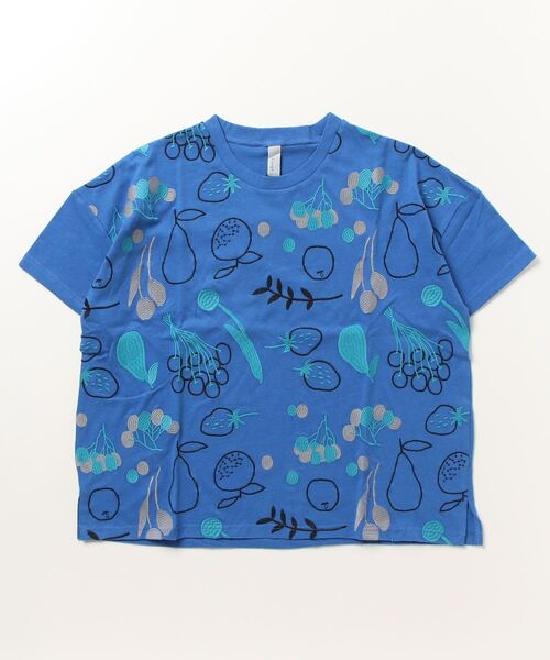 tシャツ EMAGO ポケット探し刺繍Ｔ レディース Emago tシャツ EMAGO フルーツ刺繍半袖Tシャツ レディース