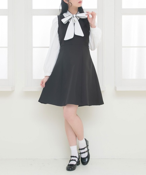 美品⁂センソユニコ⁂ロングワンピース　ジャンスカ　チェック　バルーン　20周年 美品⁂センソユニコ⁂ロングワンピース ジャンスカ チェック