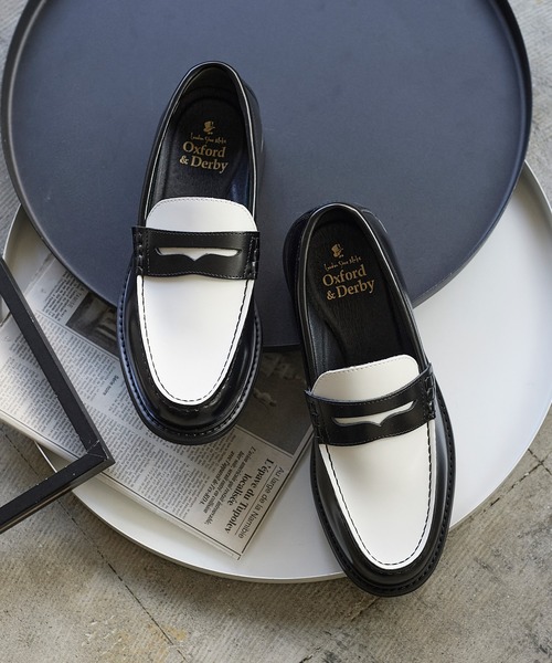 London Shoe Make（ロンドンシューメイク） ローファー レザー コイン