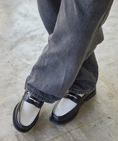 London Shoe Make（ロンドンシューメイク） ローファー レザー コイン