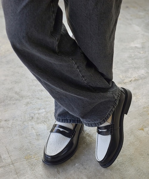 London Shoe Make（ロンドンシューメイク） ローファー レザー コイン