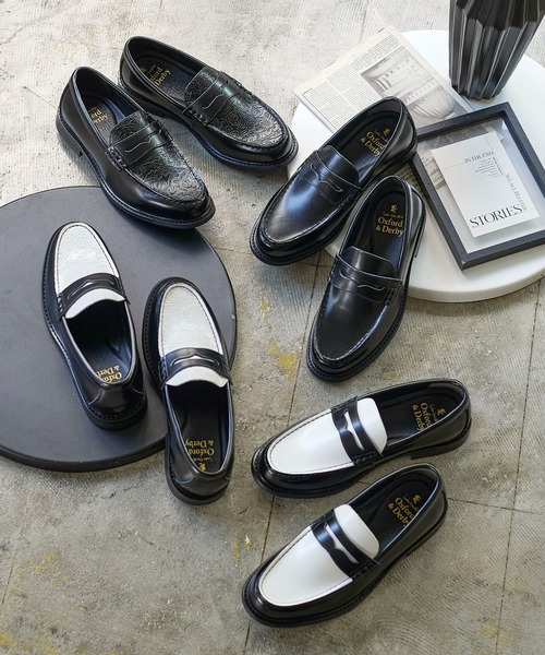 London Shoe Make（ロンドンシューメイク） ローファー レザー コイン