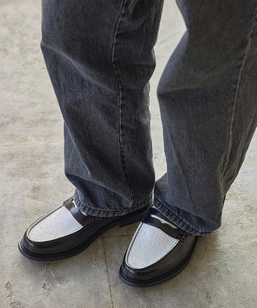 London Shoe Make（ロンドンシューメイク） ローファー レザー コイン