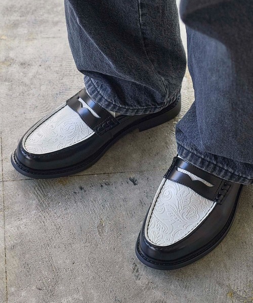 London Shoe Make（ロンドンシューメイク） ローファー レザー コイン