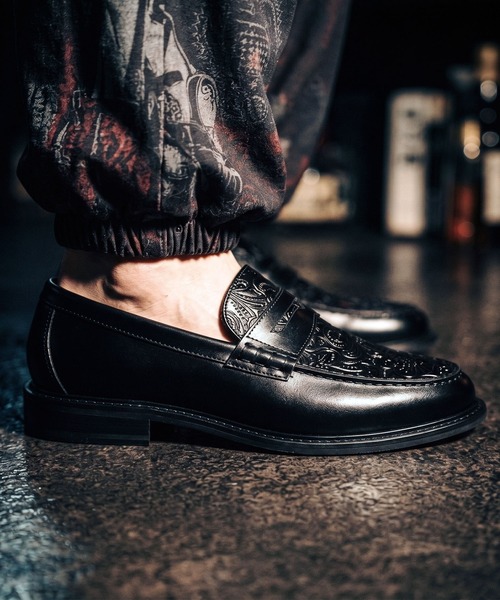 London Shoe Make（ロンドンシューメイク） ローファー レザー コイン