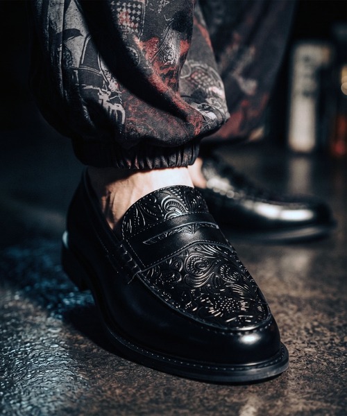London Shoe Make（ロンドンシューメイク） ローファー レザー コイン