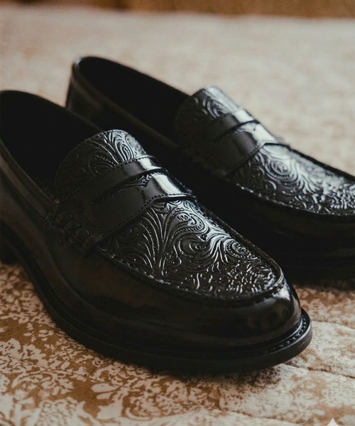 ローファー レザー コイン ローファー / 牛革 / London Shoe Make Oxford and Derby 9005 メンズ レディース