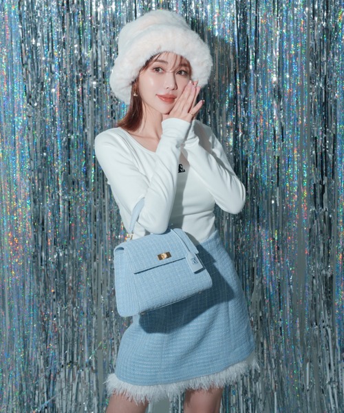 EIMY ISTOIRE（エイミーイストワール） スカート ファーフリンジ