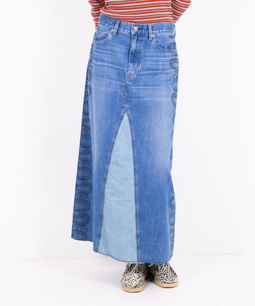 レアHYSTERIC GLAMOUR SNAKE LOOPスネークループスカート HYSTERIC GLAMOUR スカート SNAKE LOOP リメイクデニムスカート
