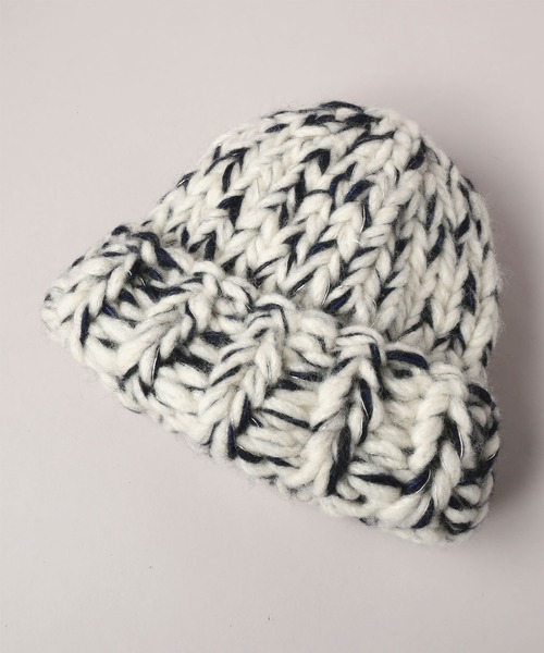CA4LA（カシラ） ニット帽 ニットキャップ HAND KNITTED METALIC WATCH