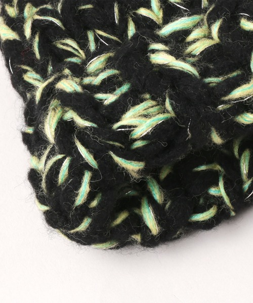 CA4LA（カシラ） ニット帽 ニットキャップ HAND KNITTED METALIC WATCH