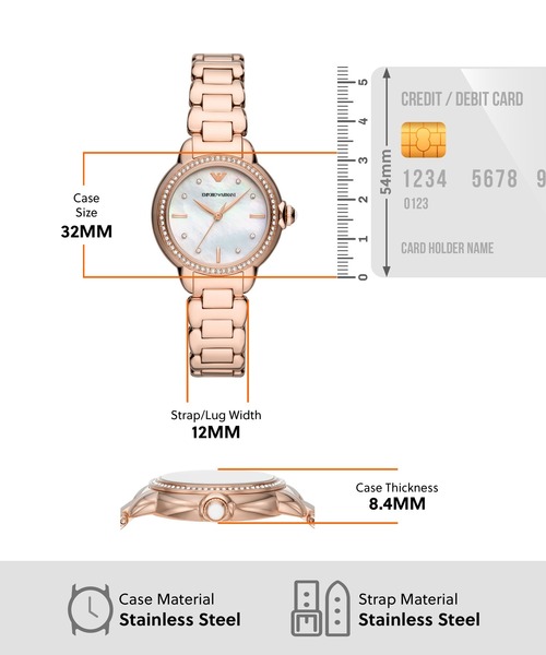 EMPORIO ARMANI 腕時計 エンポリオ・アルマーニ レディース アナログ