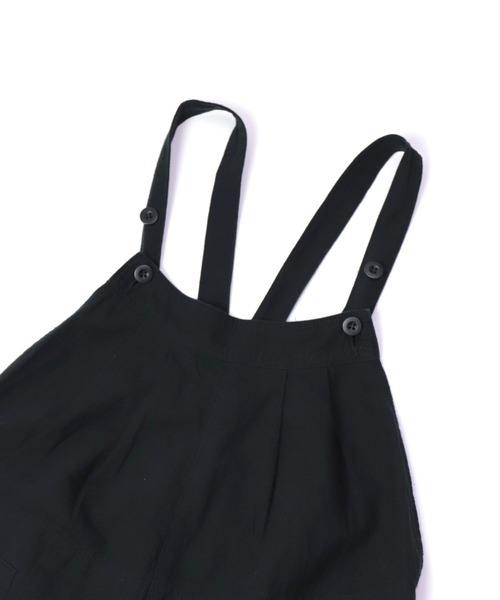 ブロカント　サロペットパンツ　黒 Brocante｜サロペット オールインワン パンツ 33-427T 33-426C