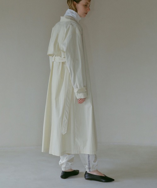 美品MANOF COLLARLESS LONG COAT マノフ完売品キャメルS 中古・古着通販】MANOF (マノフ) COCOON LINE SHORT COAT ベージュ