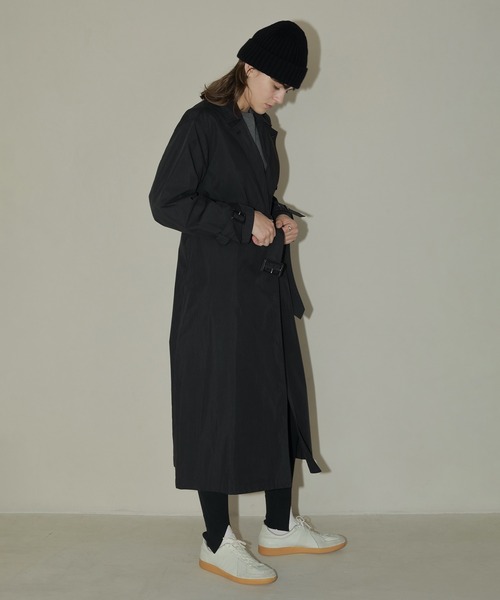 GRENFELL グレンフェル トレンチコート ブラック 34(s) グレンフェルトレンチコート