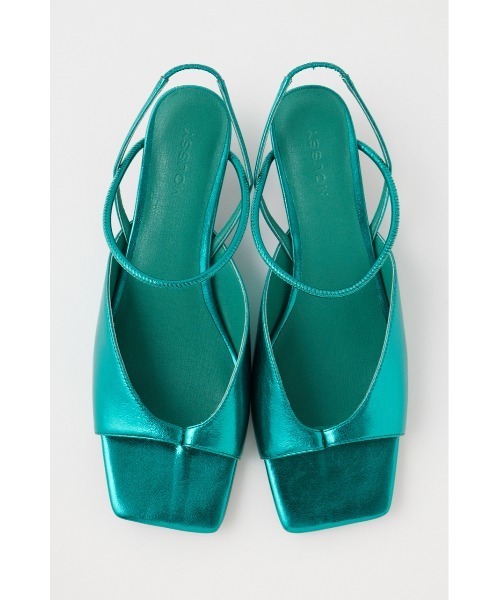 MOUSSY サンダル SQUARE TOE THONG SANDALS レディース