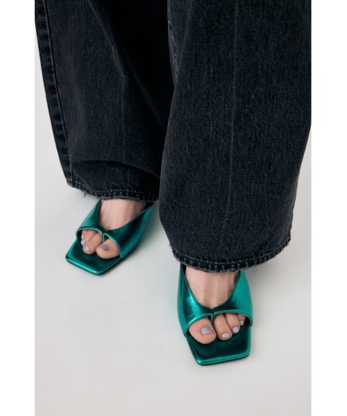 確認用 moussy サンダル MOUSSY サンダル SQUARE TOE THONG SANDALS レディース