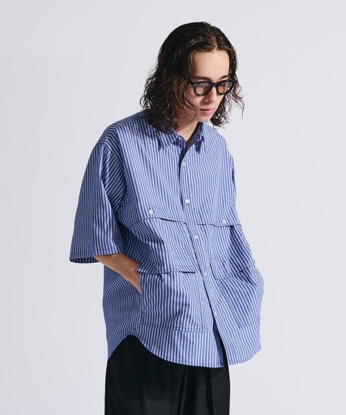23SS MOI モイ random stripe shirt シャツジャケット 楽天市場】【美品/定価3.8万】2023SS/モイ MOI random stripe