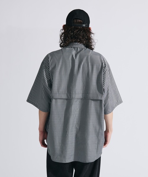 【未使用級】 TTT MSW KIMONO STRIPE SHIRT ストライプ 未使用級】 TTT MSW KIMONO STRIPE SHIRT ストライプ