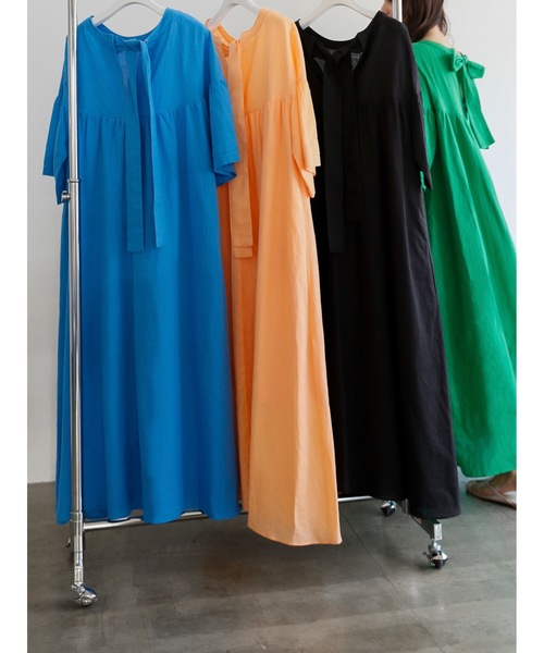Katrin TOKYO ワンピース 半袖 3way linen summer dress : ZOZOTOWN