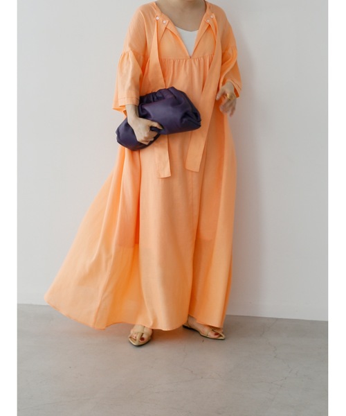 Katrin TOKYO ワンピース 半袖 3way linen summer dress : ZOZOTOWN