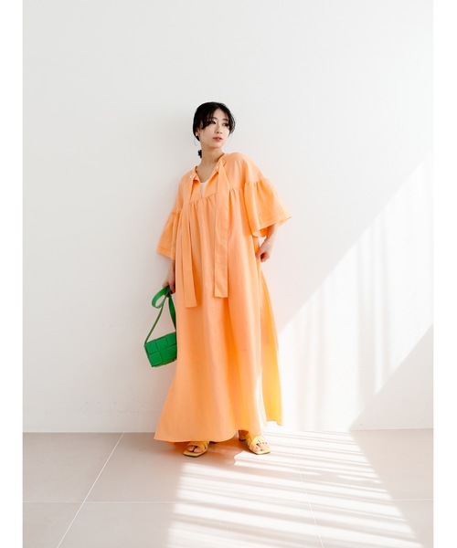 Katrin Tokyo半袖 オケージョン　ワンピース Katrin TOKYO ワンピース 半袖 3way linen summer dress : ZOZOTOWN