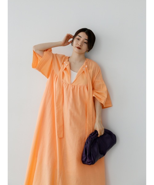 Katrin TOKYO ワンピース 半袖 3way linen summer dress : ZOZOTOWN